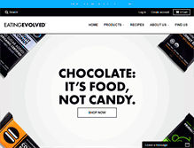 Tablet Screenshot of eatingevolved.com